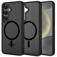 Tech-Protect MagMat Magnētiskais viedtālruņa apvalks Samsung Galaxy S25+ - Melns