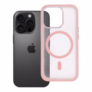 Maciņš iPhone 16 PRO Flexline Mag Cover, saderīgs ar MagSafe, rozā