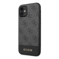 Guess 4G Stripe Collection viedtālruņa apvalks iPhone 11 6.1" / Xr - Pelēks
