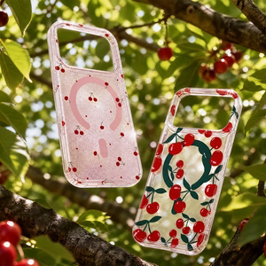 Cherry Mag maciņš paredzēts iPhone 17 6,3'' ar spīdumiem