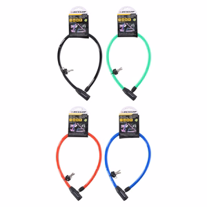 Dunlop velosipēda pretaizdzīšanas troses slēdzene, zaļa