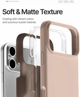 Korpuss Mercury Pure Magsafe Silicon Case Apple iPhone 17 Pro Max rozā smilšu krāsā