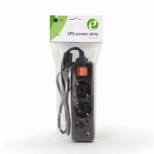 Удлинитель питания для ИБП 0,6 м 3 розетки EG-PSU3-01 GEMBIRD