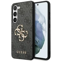 Guess GUHCS23S4GMGGR S23 S911 pelēks/pelēks cietais apvalks 4G Big Metal Logo