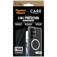 CARE by PanzerGlass Flagship 3in1 viedtālruņa apvalks + privātuma stikls + lēca Samsung Galaxy S25 Ultra