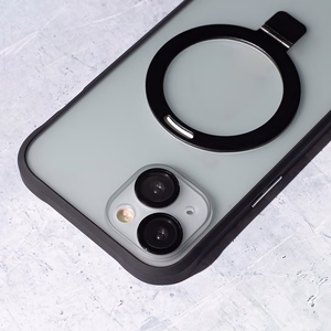 Magnētiskais viedtālruņa apvalks iPhone 15 Plus 6,7" melns