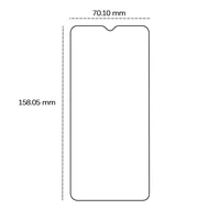 Rūdītais stikls 2,5D Motorola Moto E13