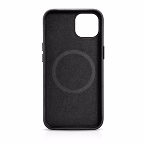 Чехол iCarer Oil Wax Premium Leather для iPhone 14 Plus магнитный кожаный с MagSafe чёрный