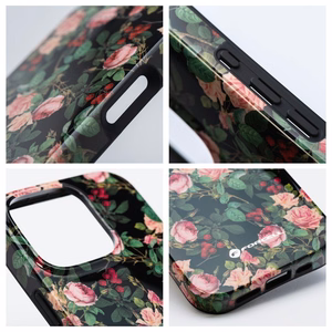 FORCELL F-PROTECT Mirage, militārā standarta pārbaudīts magnētiskais viedtālruņa apvalks IPHONE 16 PLUS, rozā drāma