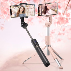 selfiju nūja Spigen S540W Bluetooth ar trijkāji - melns