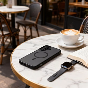 Tech-Protect Magmat MagSafe maciņš Samsung Galaxy A36 / A37 / A56 / A27 5G - matēts melns