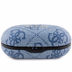 TWS Guess 4G Metal Bluetooth austiņas ar ENC uzlādes staciju - zilas
