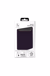 JM ādas MagSafe maciņš modelim iPhone 18 Pro Max – krāsa: violeta