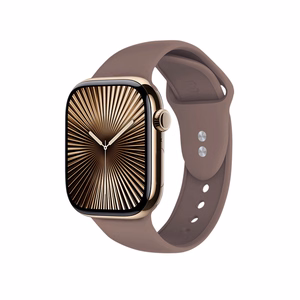 Crong Liquid Apple Watch siksniņa, 38/40/41/42 mm, brūna