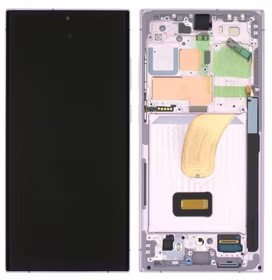 LCD ekrāns Samsung S918 S23 Ultra 5G ar skārienjūtīgo ekrānu un rāmi Lavender oriģināls (komplektā ar servisa iepakojumu)