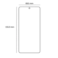Rūdītais stikls 2,5D Motorola Moto G13 / G23 / G53 / G73 / Honor 30s