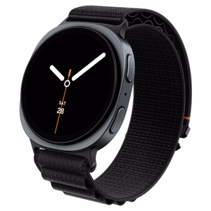 Spigen WBF1 siksniņa modelim Samsung Galaxy Watch 40/44/46 mm – melna