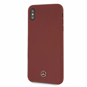 Mercedes Silikona līnija vāciņš iPhone XS Max - sarkans