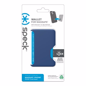 Speck ClickLock magnētiskais maks MagSafe sistēmai, “Coastal Blue / Space Blue” krāsā