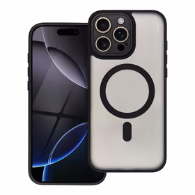 VARIETE MAG COVER Viedtālruņa apvalks saderīgs ar Magnētisko IPHONE 15 melns