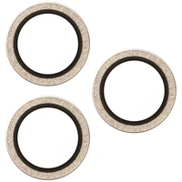 PanzerGlass Hoops Glitter Tempered Glass Lens Aizsargstikls skirtas iPhone 17 Pro / 17 Pro Max / 16 Pro / 16 Pro Max - zelts