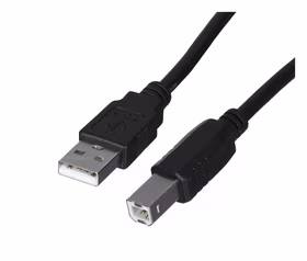 Lanberg CA-USBA-10CC-0018-BK USB cable USB 2.0 1.8 m USB B melns