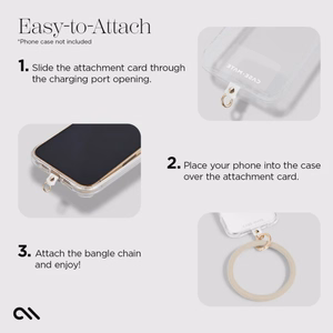 Ремешок Case-Mate Phone Bangle на запястье для смартфона, телесного цвета