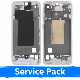 Vidējais rāmis Samsung A566 A56 5G / gaiši pelēks / (Service Pack)