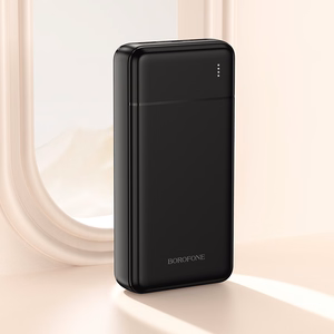 Borofone Внешний аккумулятор 20000mAh BJ88A Clever - 2xUSB - чёрный