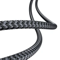 Benks kabelis D49 pīts - Type C uz Type C - PD 60W 3A 1,2 metri melns