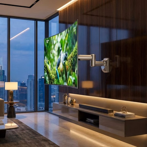 TV Wall Mount Bracket LCD LED Plasma 23-42'' up to 30kg max vesa 200x200 sudraba
