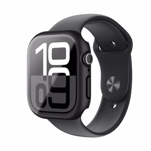 AmazingThing Radix stikla apvalks Apple Watch 42 mm - melns