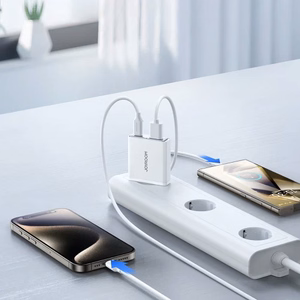 Joyroom tīkla lādētājs JR-TCF14 (A+C) Super Slim 20W (balts)