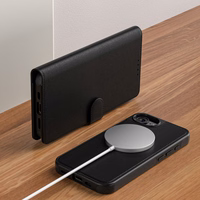 Tech-Protect Wallet MagSafe iPhone 16e apvalks - matēts melns