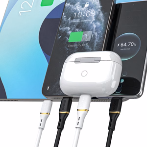 Dudao L25X USB-C - Lightning Kabelis 1m 30W with Soft Silicone Braid - Melns