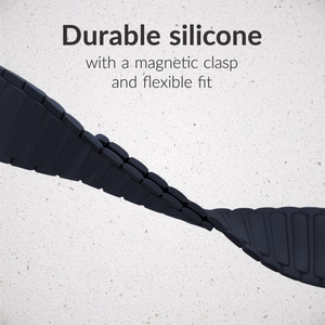 Mobilize silikona pulksteņa siksniņa - magnētiska - Apple 42/44/45/49mm - zila
