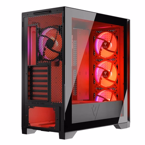 MODECOM VOLCANO EXPANSE T APEX ARGB MIDI datora korpuss, melns