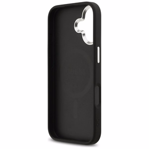 GUESS viedtālruņa apvalks (m) IPHONE 17 ar MagSafe saderīgs PU 4G W/Triangle Logo SL - melns