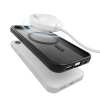 Puro TPU viedtālruņa apvalks no TPU GRADIENT ar MagSafe un gradienta efektu priekš iPhone 16E, melns