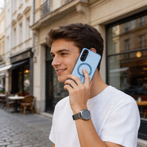 Tech-Protect MagFlex MagSafe Чехол для Samsung Galaxy A57 5G - прозрачный синий