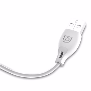 Dudao L4M USB-A - MicroUSB 2.4 A Kabelis 1m - Balts