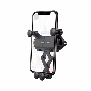 Автомобильный держатель для телефона Borofone BH19 на вентиляционную решётку чёрный