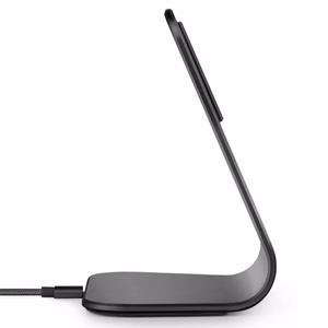 XVIDA Fast Charging bezvadu uzlādes statīvs galdam ar Samsung Quick Charge 2.0, melns