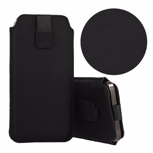 HIT Pouch Case (Size XL) for Iphone 15/15 Pro/Iphone 16/16 Pro/Samsung S24/S24 Plus/S25/S25 Plus/A53/A55 5G design 1 black