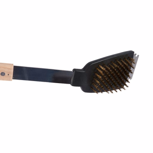 BBQ grila tīrīšanas birste ar skrāpi, 44 cm