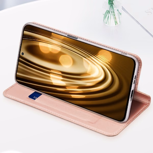 Dux Ducis Skin Pro atverams viedtālruņa apvalks Xiaomi Poco F4 5G zelta