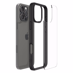 Spigen Ultra Hybrid iPhone 16 Pro viedtālruņa apvalks - matēta melna