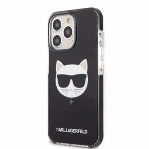 Karl Lagerfeld KLHCP13LTPECK iPhone 13 Pro / 13 6.1" жёсткий чехол чёрный/чёрный Choupette Head