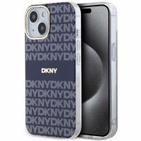 DKNY IML Mono un svītras Magnētiskais viedtālruņa apvalks iPhone 15 / 14 / 13 - zila