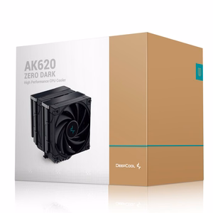 DeepCool AK620 ZERO DARK procesora gaisa dzesētājs 12 cm melns 1 gab.